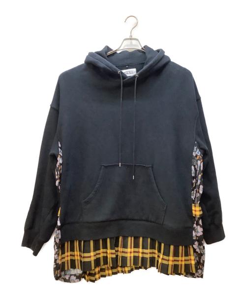 KIDILL（キディル）KIDILL (キディル) プルオーバーパーカー ブラック×マルチカラー サイズ:FREEの古着・服飾アイテム