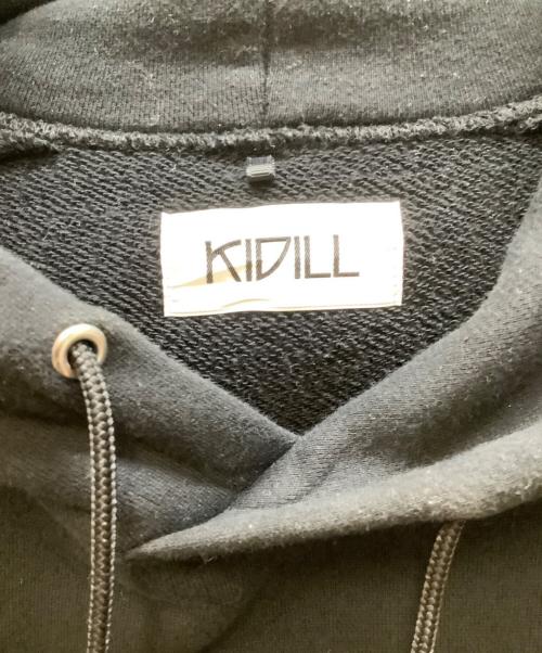KIDILL（キディル）KIDILL (キディル) プルオーバーパーカー ブラック×マルチカラー サイズ:FREEの古着・服飾アイテム