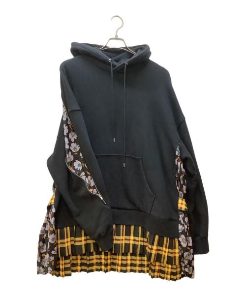 KIDILL（キディル）KIDILL (キディル) プルオーバーパーカー ブラック×マルチカラー サイズ:FREEの古着・服飾アイテム