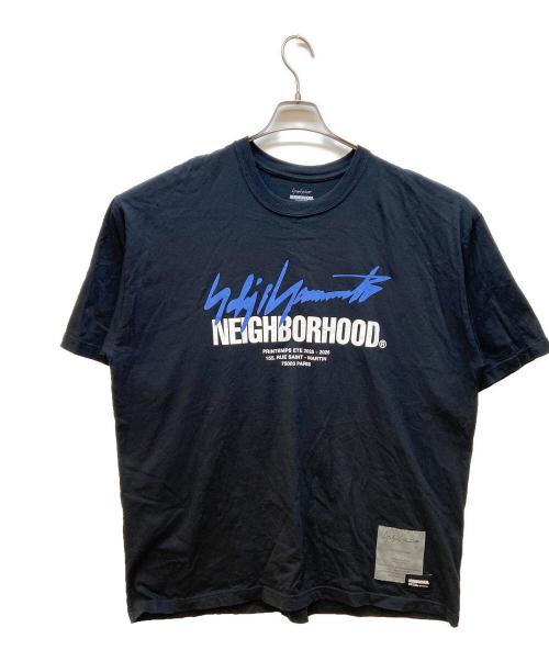 YOHJI YAMAMOTO（ヨウジヤマモト）YOHJI YAMAMOTO (ヨウジヤマモト) NEIGHBORHOOD (ネイバーフッド) 半袖カットソー ブラック サイズ:XXLの古着・服飾アイテム