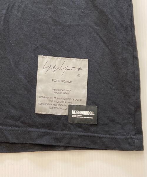 YOHJI YAMAMOTO（ヨウジヤマモト）YOHJI YAMAMOTO (ヨウジヤマモト) NEIGHBORHOOD (ネイバーフッド) 半袖カットソー ブラック サイズ:XXLの古着・服飾アイテム