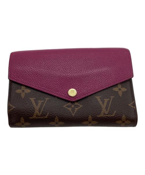 LOUIS VUITTON（ルイ ヴィトン）LOUIS VUITTON (ルイ ヴィトン) コンパクトウォレット/ポルトフォイユ パラス コンパクト パープルの古着・服飾アイテム