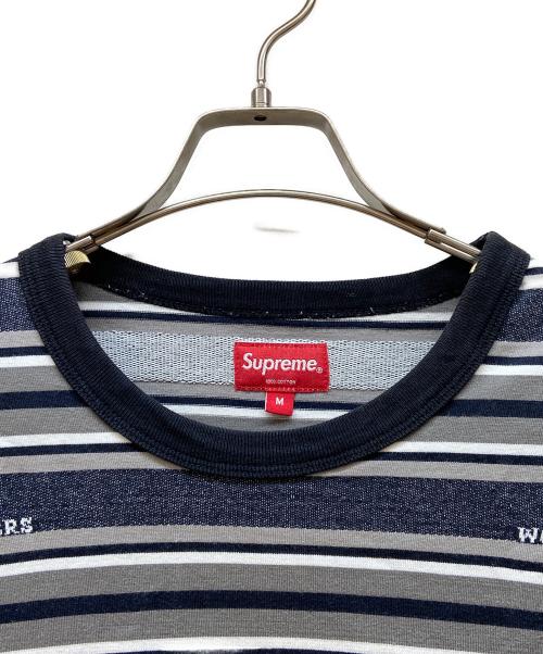 SUPREME（シュプリーム）SUPREME (シュプリーム) 半袖カットソー ブラック×グレー サイズ:Mの古着・服飾アイテム