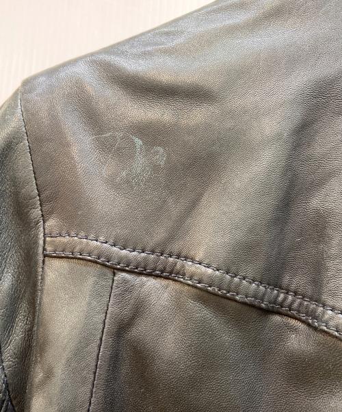 DIESEL（ディーゼル）DIESEL (ディーゼル) ラムレザーライダースジャケット ブラック サイズ:Sの古着・服飾アイテム