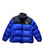 THE NORTH FACEザ ノース フェイス）の古着「ダウンジャケット/1996 RETRO NUPTSE JACKET」｜ブルー×ブラック