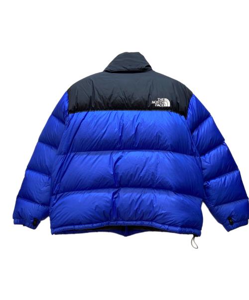 THE NORTH FACE（ザ ノース フェイス）THE NORTH FACE (ザ ノース フェイス) ダウンジャケット/1996 RETRO NUPTSE JACKET ブルー×ブラック サイズ:XXLの古着・服飾アイテム