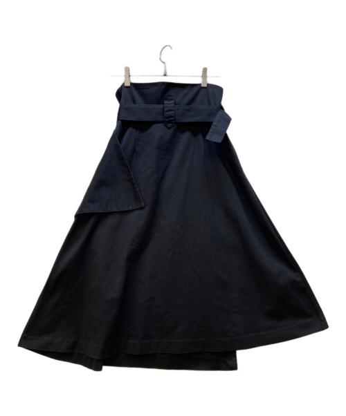 Dickies（ディッキーズ）Dickies (ディッキーズ) スカート/フリルロングベルテッドラップスカート ブラック サイズ:Mの古着・服飾アイテム