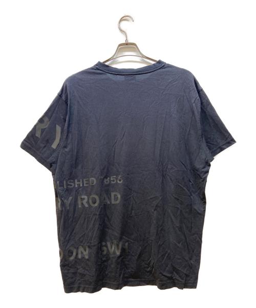 BURBERRY（バーバリー）BURBERRY (バーバリー) 半袖カットソー/ホースフェリープリント クルーネックTシャツ ブラック サイズ:Mの古着・服飾アイテム