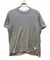 Thom Browne（トムブラウン）の古着「半袖カットソー/クラシック ピケ ストライプ Tシャツ」｜グレー