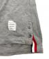 中古・古着 Thom Browne (トムブラウン) 半袖カットソー/クラシック ピケ ストライプ Tシャツ グレー サイズ:3：12000円