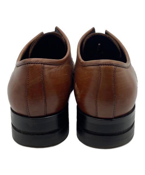 KATHARINE HAMNETT（キャサリンハムネット）KATHARINE HAMNETT (キャサリンハムネット) レザーシューズ ブラウン サイズ:24.5cmの古着・服飾アイテム