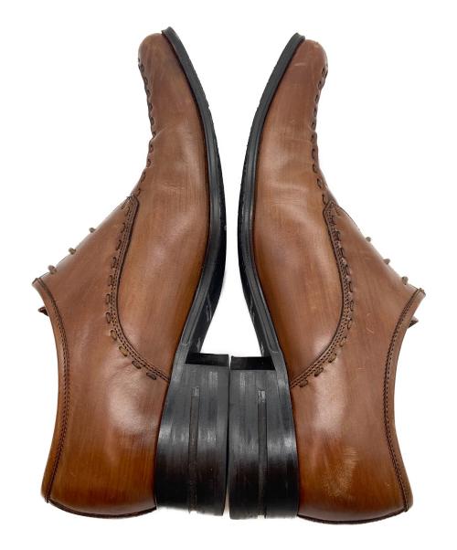 KATHARINE HAMNETT（キャサリンハムネット）KATHARINE HAMNETT (キャサリンハムネット) レザーシューズ ブラウン サイズ:24.5cmの古着・服飾アイテム