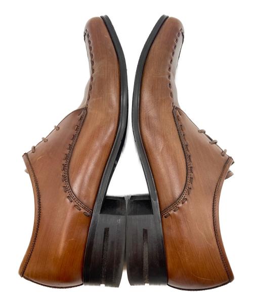 KATHARINE HAMNETT（キャサリンハムネット）KATHARINE HAMNETT (キャサリンハムネット) レザーシューズ ブラウン サイズ:24.5cmの古着・服飾アイテム