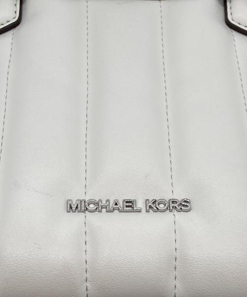 MICHAEL KORS（マイケルコース）MICHAEL KORS (マイケルコース) ハンドバッグ ホワイトの古着・服飾アイテム
