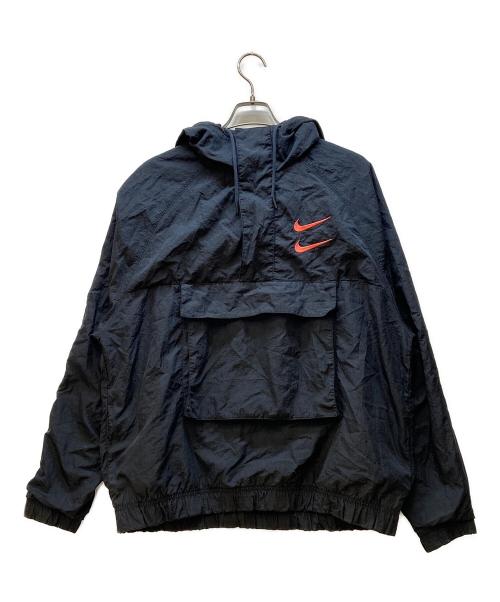 NIKE（ナイキ）NIKE (ナイキ) ナイロンジャケット ブラック サイズ:XLの古着・服飾アイテム