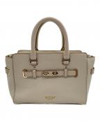 COACHコーチ）の古着「ショルダーバッグ/スワッガー」｜ベージュ