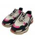 BALENCIAGA（バレンシアガ）の古着「厚底スニーカー/triple s」｜ピンク×ブラック
