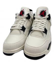 NIKE（ナイキ）の古着「ハイカットスニーカー/AIR JORDAN4 Retro OG "Flight Club Men's」｜ホワイト×ブラック