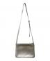 CELINE (セリーヌ) ショルダーバッグ/トリオ/Metallic Leather Crossbody シルバー：25000円