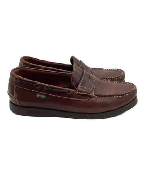 PARABOOT（パラブーツ）PARABOOT (パラブーツ) BEAMS (ビームス) デッキシューズ ブラウン サイズ:表記無の古着・服飾アイテム