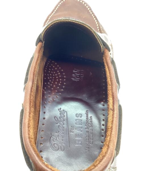 PARABOOT（パラブーツ）PARABOOT (パラブーツ) BEAMS (ビームス) デッキシューズ ブラウン サイズ:表記無の古着・服飾アイテム