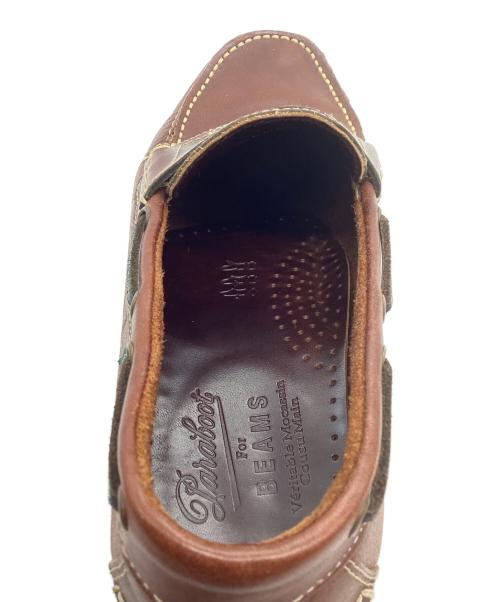 PARABOOT（パラブーツ）PARABOOT (パラブーツ) BEAMS (ビームス) デッキシューズ ブラウン サイズ:表記無の古着・服飾アイテム