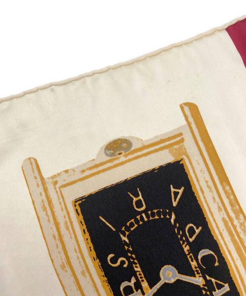 Cartier（カルティエ）Cartier (カルティエ) シルクスカーフ アイボリーの古着・服飾アイテム