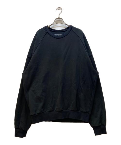 JUUN.J（ジュン・ジー）JUUN.J (ジュン・ジー) クルーネックスウェット ブラック サイズ:Sの古着・服飾アイテム