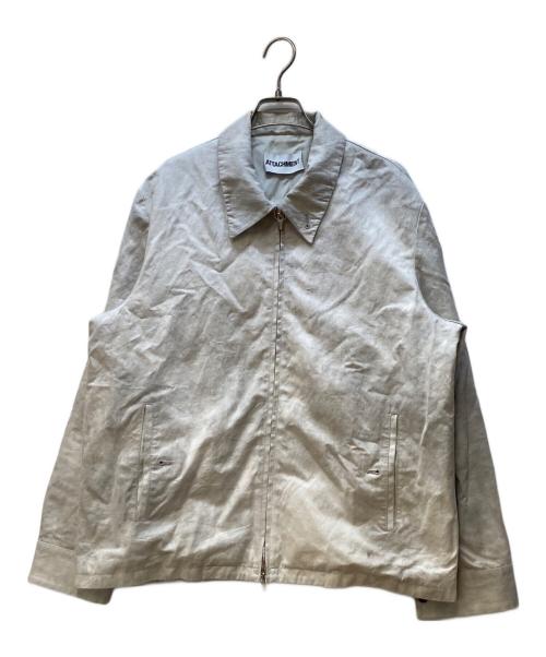 ATTACHMENT（アタッチメント）ATTACHMENT (アタッチメント) ジップジャケット アイボリー サイズ:Sの古着・服飾アイテム