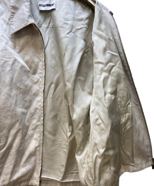 ATTACHMENT（アタッチメント）ATTACHMENT (アタッチメント) ジップジャケット アイボリー サイズ:Sの古着・服飾アイテム