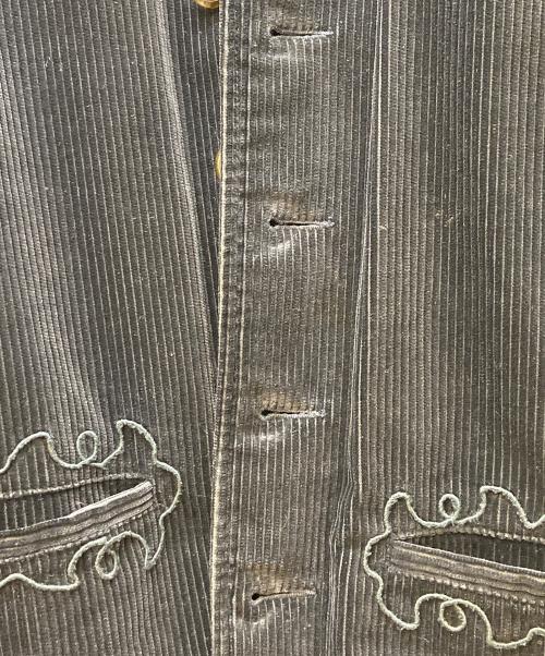 KENZO JEANS（ケンゾージーンズ）KENZO JEANS (ケンゾージーンズ) コーデュロイジャケット ブラック サイズ:Mの古着・服飾アイテム
