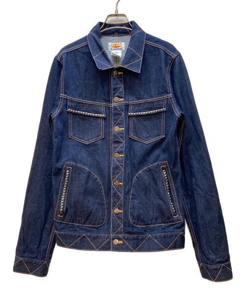 BIG JOHN（ビッグジョン）BIG JOHN (ビッグジョン) ADONUST.Y (アドナスティー) デニムジャケット インディゴ サイズ:Sの古着・服飾アイテム