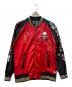 戦武×雅結（-）の古着「スカジャン」｜ブラック×レッド