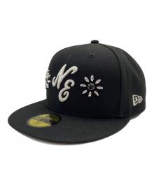 New Era（ニューエラ）の古着「スタッズキャ59FIFTY Studs クラシックロゴ ブラック」｜ブラック