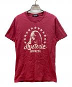 Hysteric Glamourヒステリックグラマー）の古着「半袖カットソー」｜ピンク