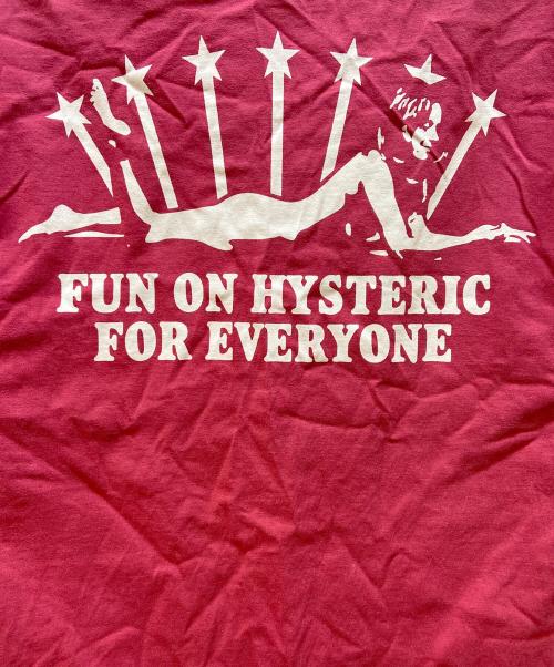 Hysteric Glamour（ヒステリックグラマー）Hysteric Glamour (ヒステリックグラマー) 半袖カットソー ピンク サイズ:Sの古着・服飾アイテム