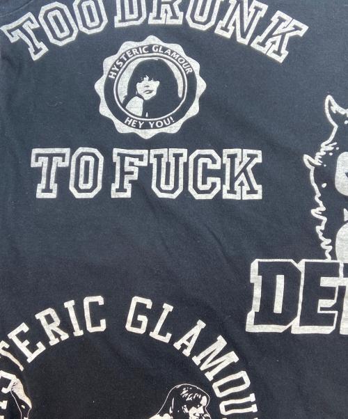 Hysteric Glamour（ヒステリックグラマー）Hysteric Glamour (ヒステリックグラマー) 半袖カットソー ブラック サイズ:Freeの古着・服飾アイテム