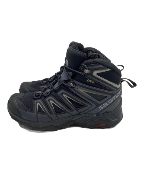 SALOMON（サロモン）SALOMON (サロモン) トレッキングブーツ ブラック×ネイビー サイズ:25cmの古着・服飾アイテム