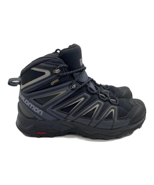 SALOMON（サロモン）SALOMON (サロモン) トレッキングブーツ ブラック×ネイビー サイズ:25cmの古着・服飾アイテム