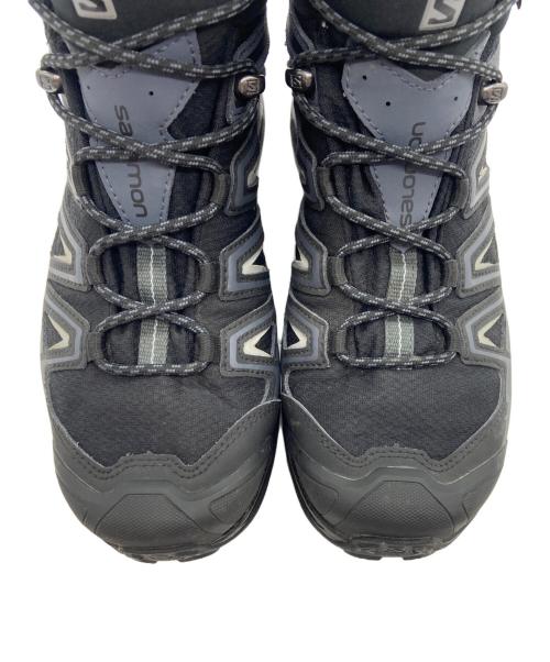 SALOMON（サロモン）SALOMON (サロモン) トレッキングブーツ ブラック×ネイビー サイズ:25cmの古着・服飾アイテム