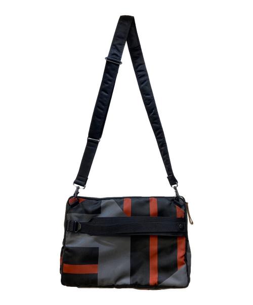 MARNI（マルニ）MARNI (マルニ) PORTER (ポーター) 3WAYクラッチバッグ ブラック×レッドの古着・服飾アイテム