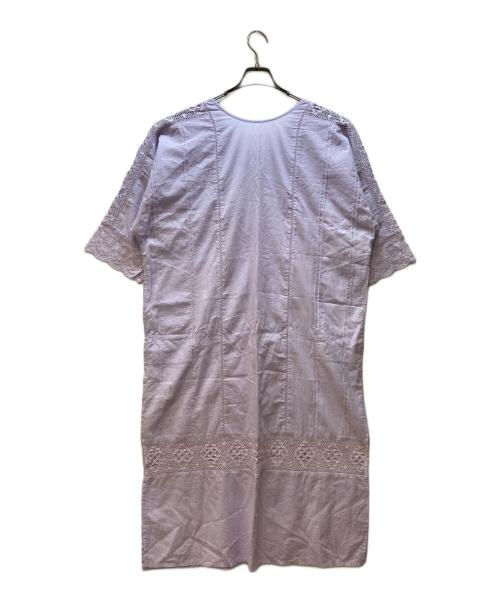 ne quittez pas（ヌキテパ）ne quittez pas (ヌキテパ) 半袖ワンピース パープル サイズ:FREEの古着・服飾アイテム