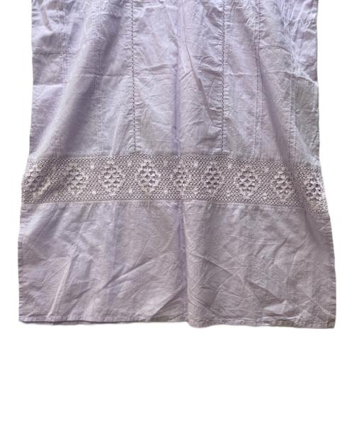 ne quittez pas（ヌキテパ）ne quittez pas (ヌキテパ) 半袖ワンピース パープル サイズ:FREEの古着・服飾アイテム