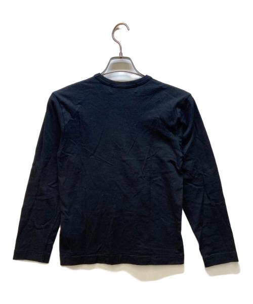 PLAY COMME des GARCONS（プレイコムデギャルソン）PLAY COMME des GARCONS (プレイコムデギャルソン) 長袖カットソー ブラック サイズ:xsの古着・服飾アイテム