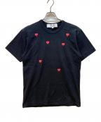 PLAY COMME des GARCONSプレイコムデギャルソン）の古着「半袖カットソー」｜ブラック