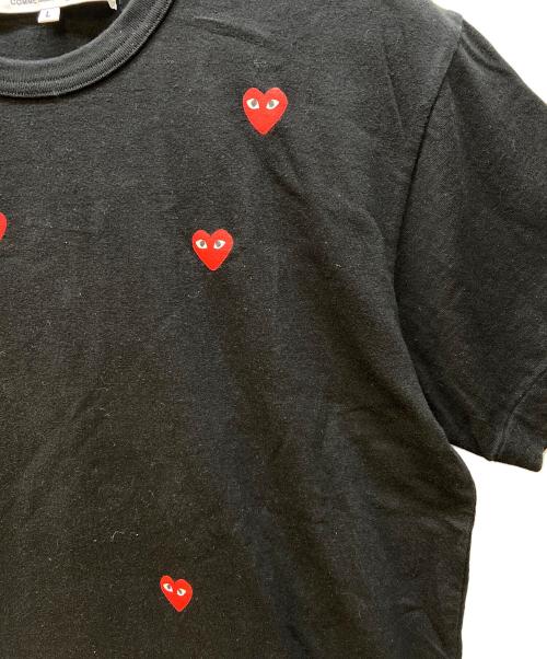 PLAY COMME des GARCONS（プレイコムデギャルソン）PLAY COMME des GARCONS (プレイコムデギャルソン) 半袖カットソー ブラック サイズ:Lの古着・服飾アイテム