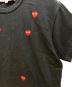 中古・古着 PLAY COMME des GARCONS (プレイコムデギャルソン) 半袖カットソー ブラック サイズ:L：6000円