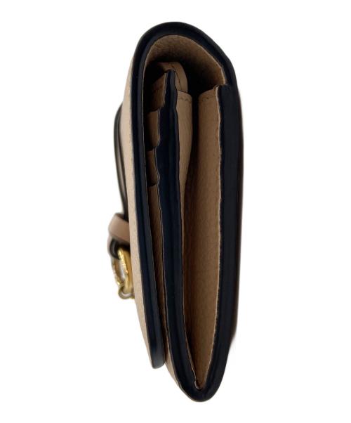 Chloe（クロエ）Chloe (クロエ) 長財布/Alphabet Flap Wallet ベージュの古着・服飾アイテム