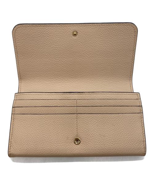 Chloe（クロエ）Chloe (クロエ) 長財布/Alphabet Flap Wallet ベージュの古着・服飾アイテム