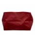 中古・古着 LONGCHAMP (ロンシャン) トートバッグ/ルプリアージュM レッド：7000円